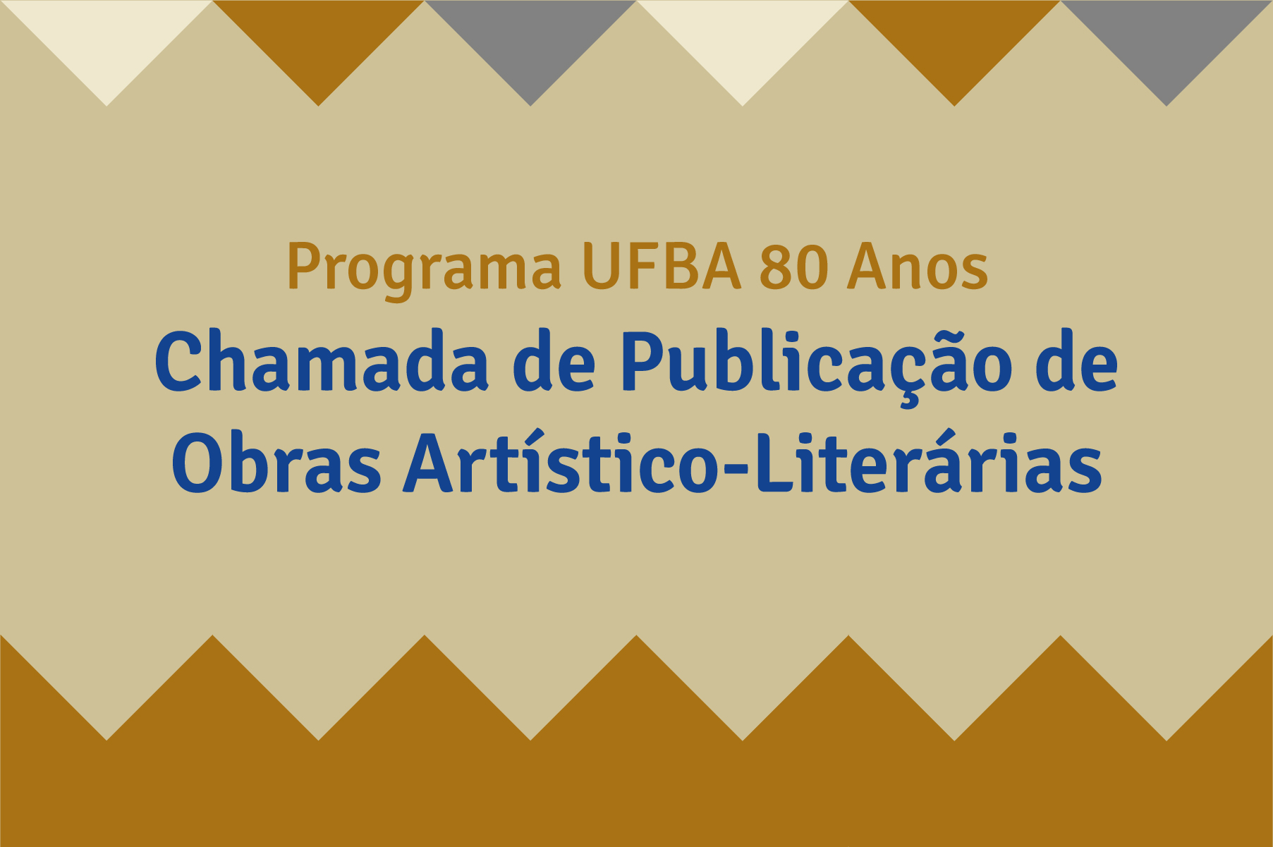 Chamada de Publicação de Obras Artístico-Literárias