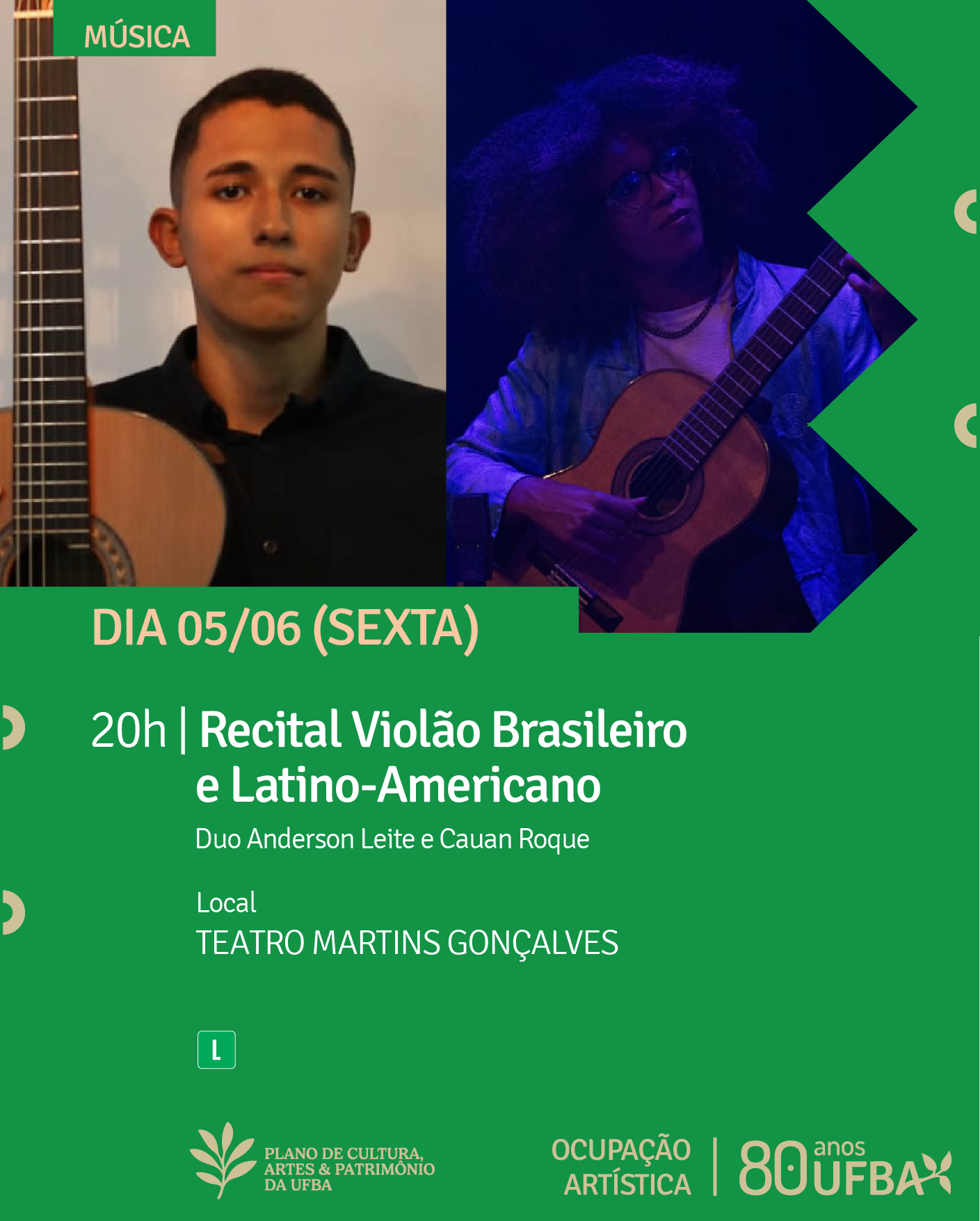 Recital Violão Brasileiro e Latino-Americano
